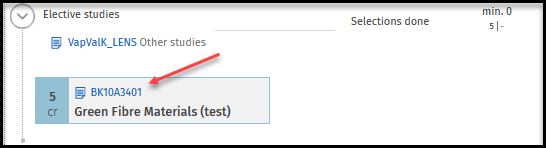 Picture 3. Course brochure.