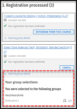 Confirmed study group.