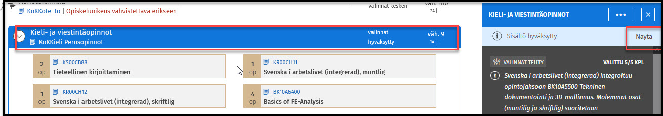 luovu hyväksynnästä