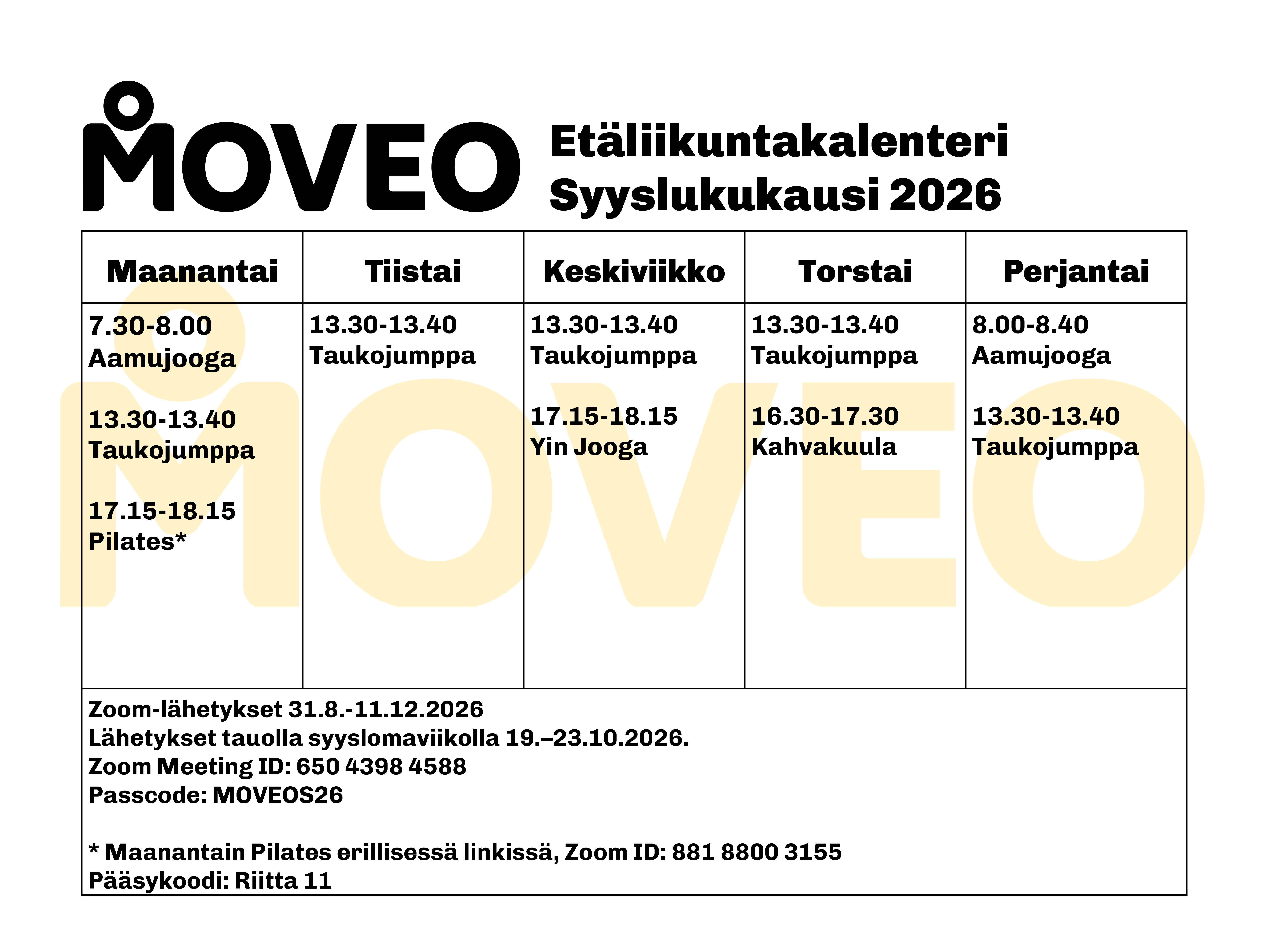 Moveo etäliikuntakalenteri syksy 2026