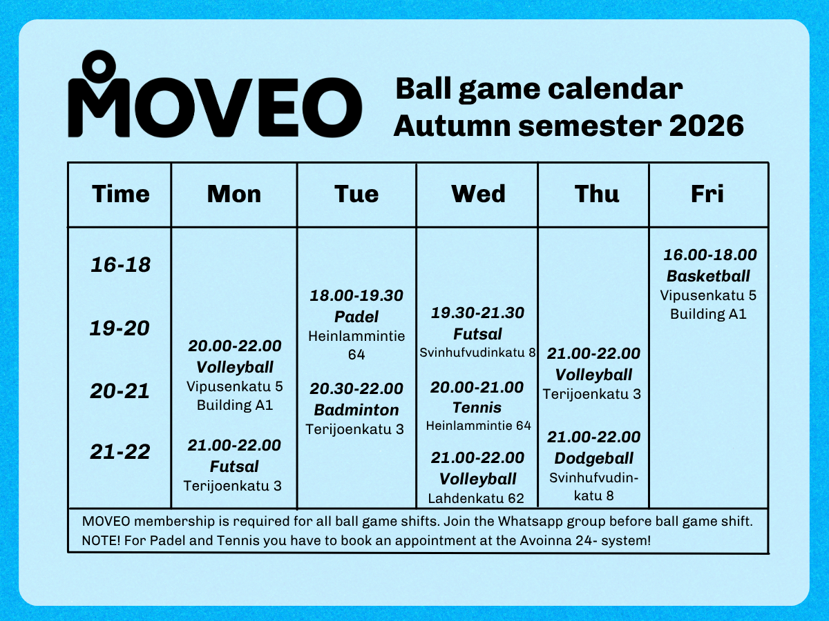 Ball game calendar 2026 autumn