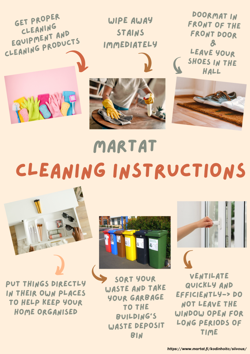 summary of cleaning tips