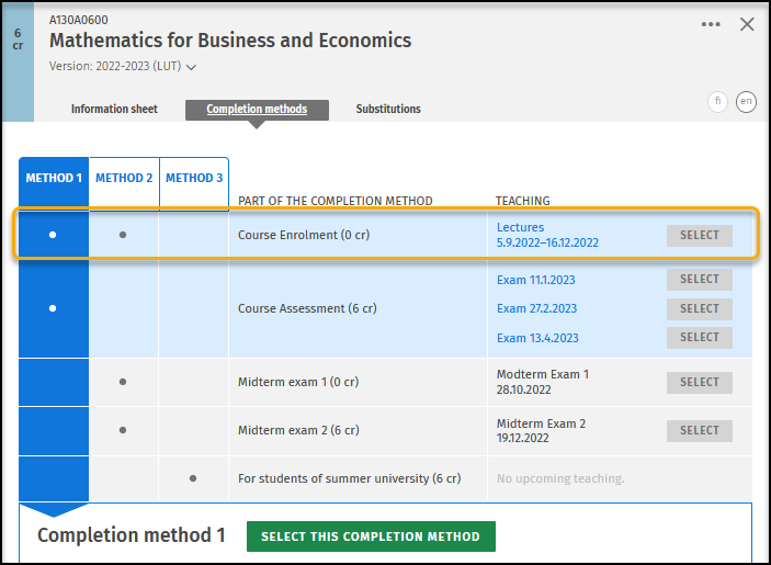 Picture 7. Change completion method.