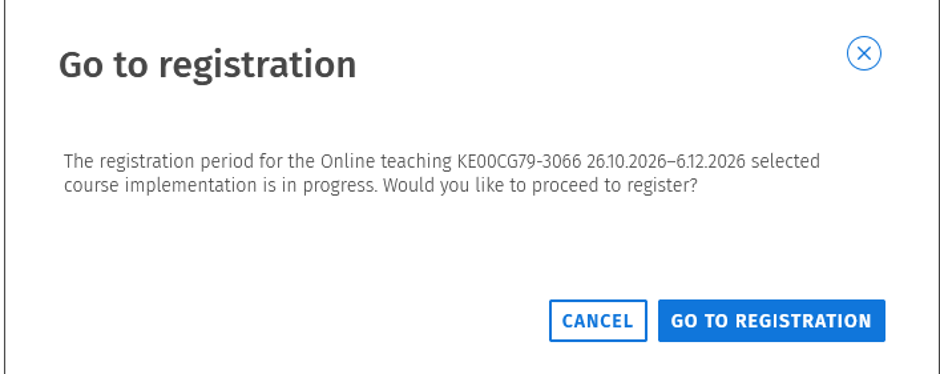 regitration to implemtation