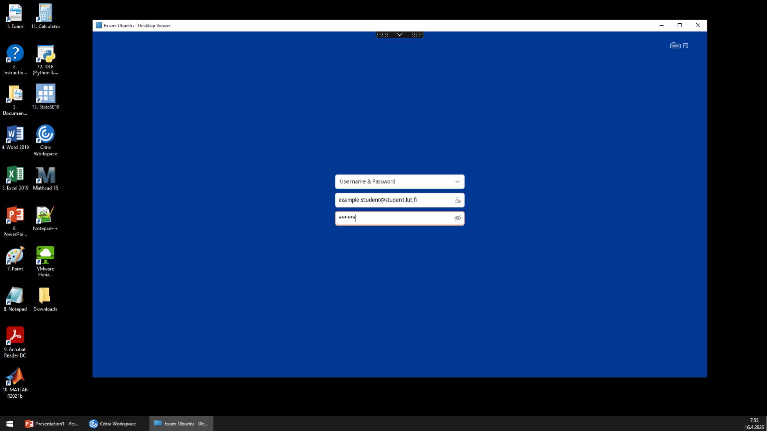 Linux-virtuaalikone-ohje-4-kirjaudu-sisaan-koulun-tunnuksilla