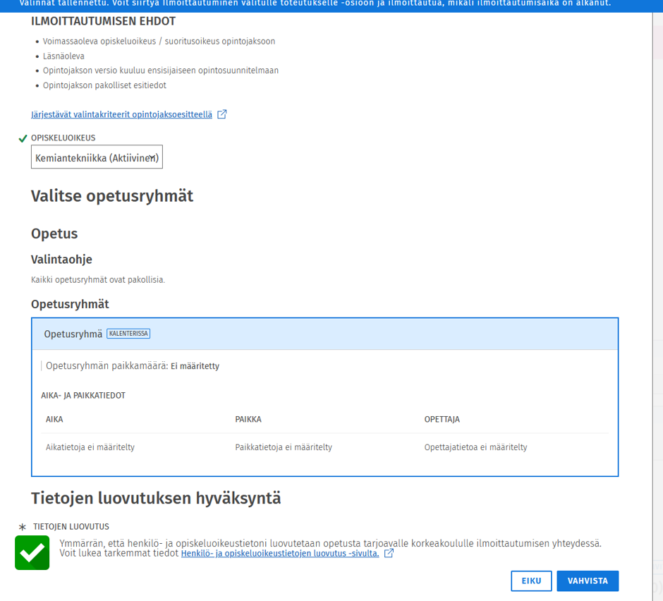 RIPA ilmoittautuminen