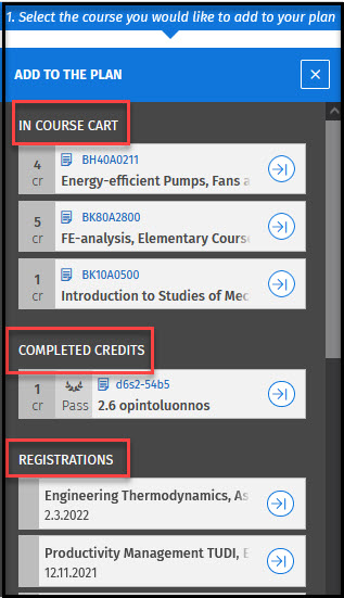 muistilista sisältö