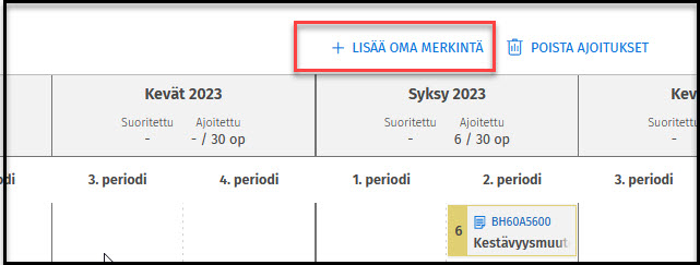 lisää oma merk