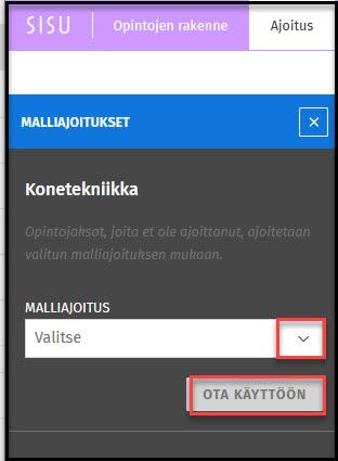 ota käyttöön