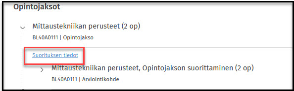 suorituksen lisätiedon linkki