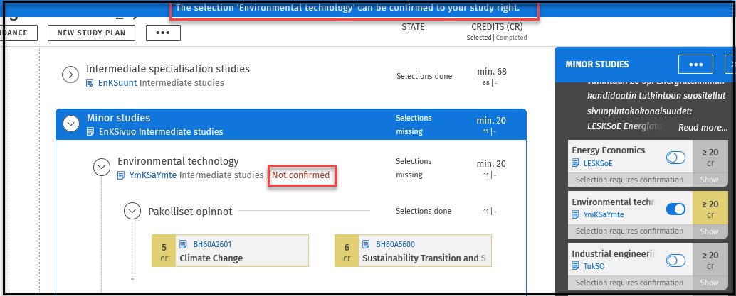 valinta voi vahv eng