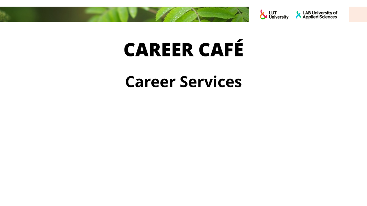 Career Cafe yläkuva