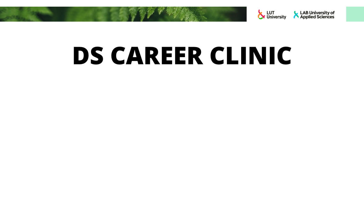 DS Career Clinic